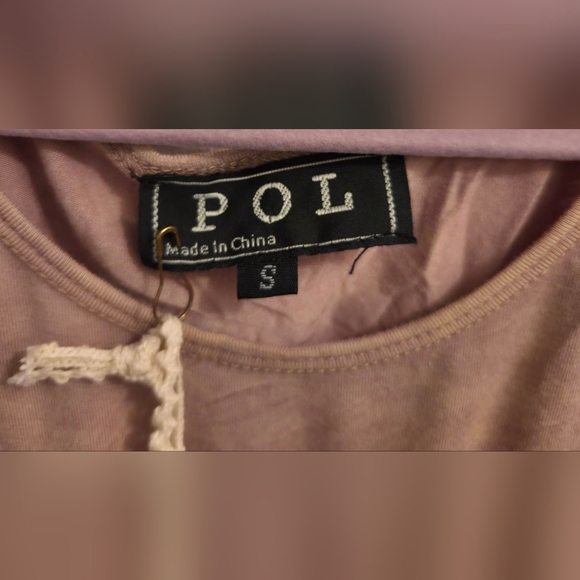 POL Asymmetrical Light Pink Sheath Sundress With Pockets & Side Slits - Picture 9 of 12